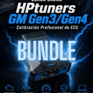 HP TUNERS GM  - Seminario Español Online + MPVI4 (Bundle)