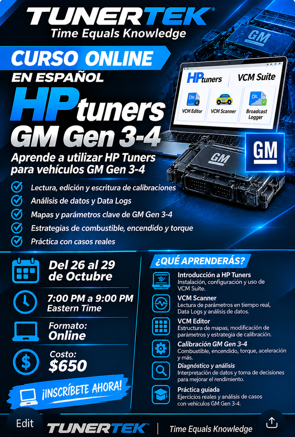HP TUNERS GM Gen 3-4